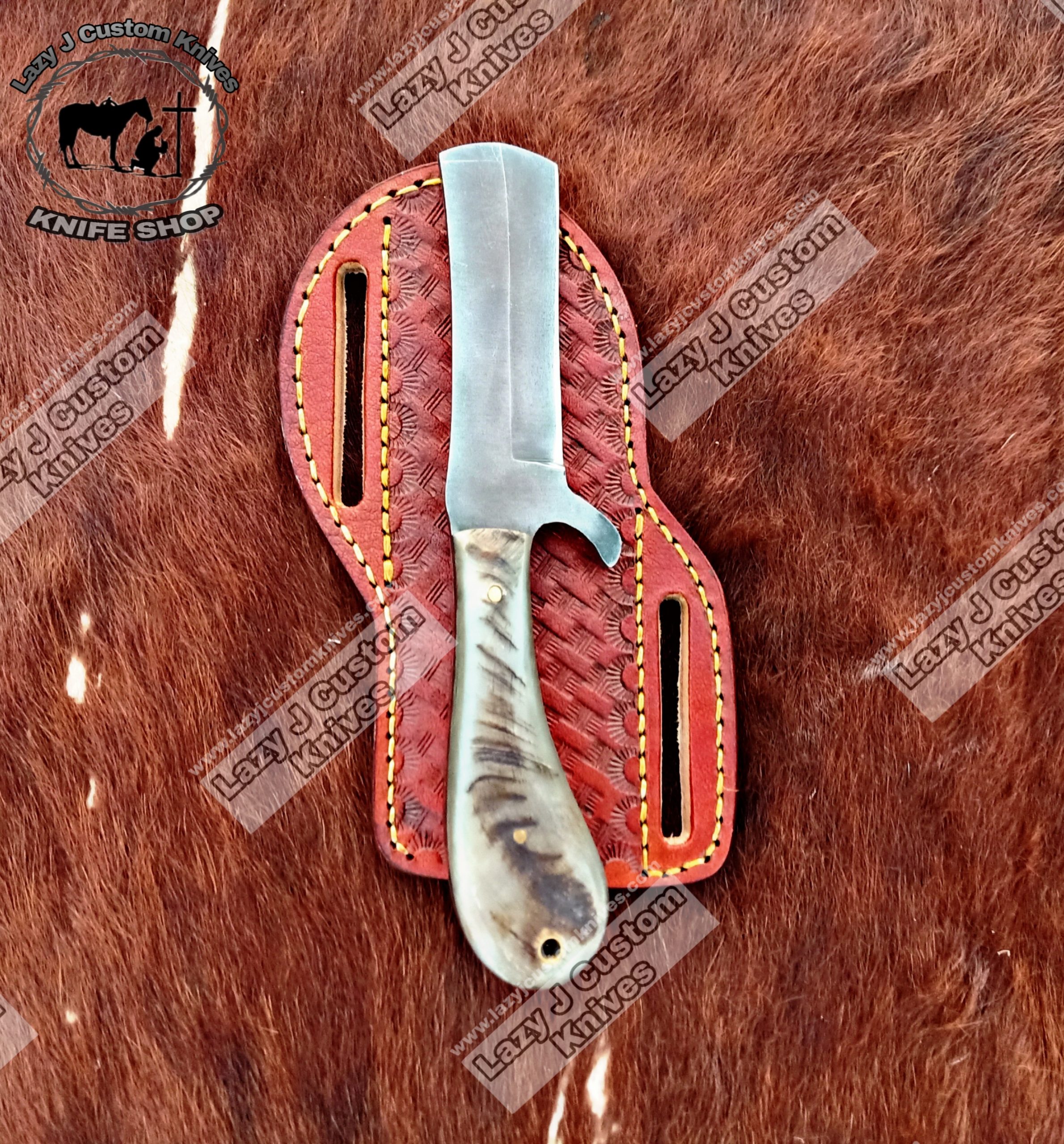 Cowboy & Bull Cutter Knife – Lazy J Custom Knives