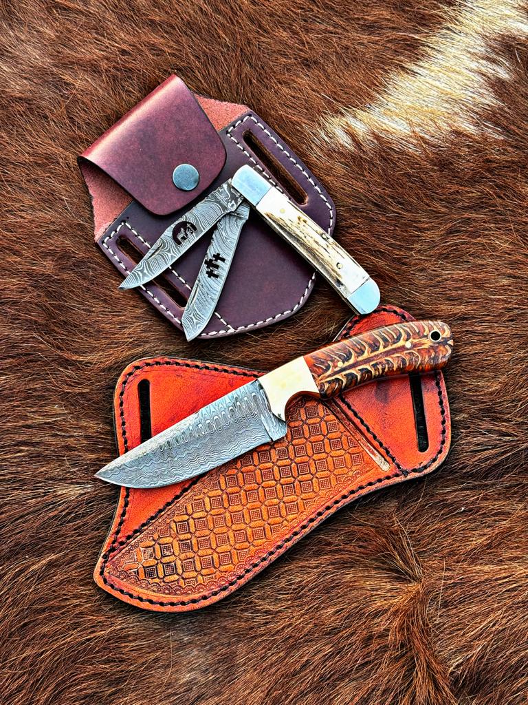 Custom handmade Rasp Steel bull cutter knife… – Lazy J Custom Knives